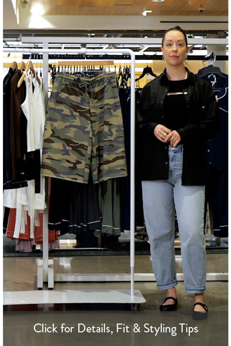 Camo Rush Drawstring Bermuda Shorts video
