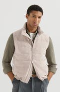 Brunello Cucinelli Suede down vest