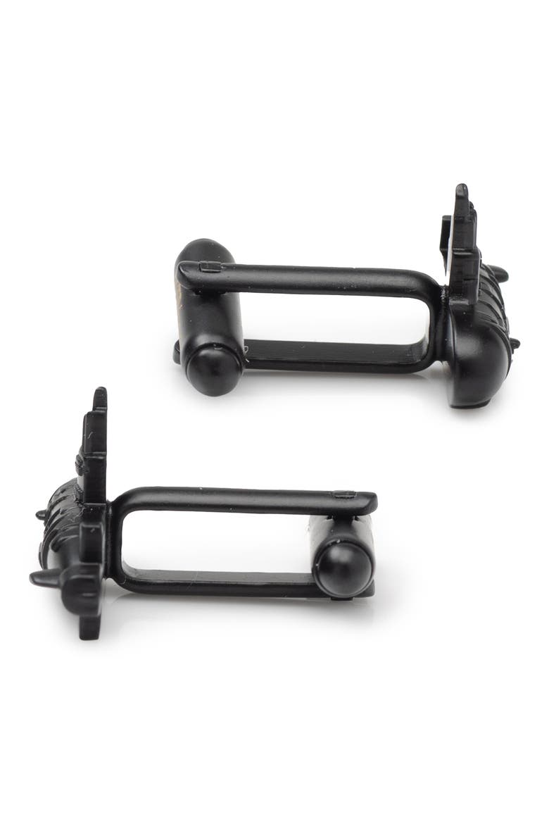 3D US Submarine Black Cuff Links, Alternate, color, BLACK
