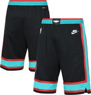 Nike Youth Nike  Black Memphis Grizzlies Hardwood Classics Dri-FIT Swingman Shorts