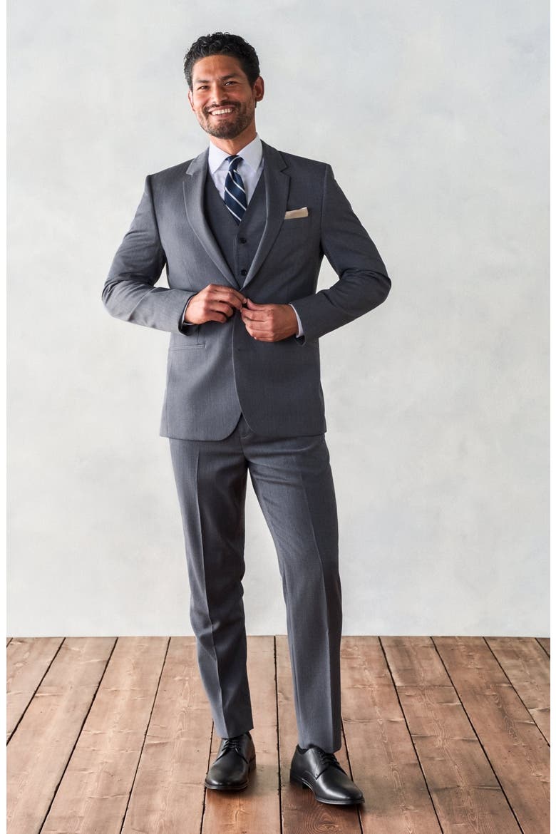 Suit Vest, Alternate, color, Grey
