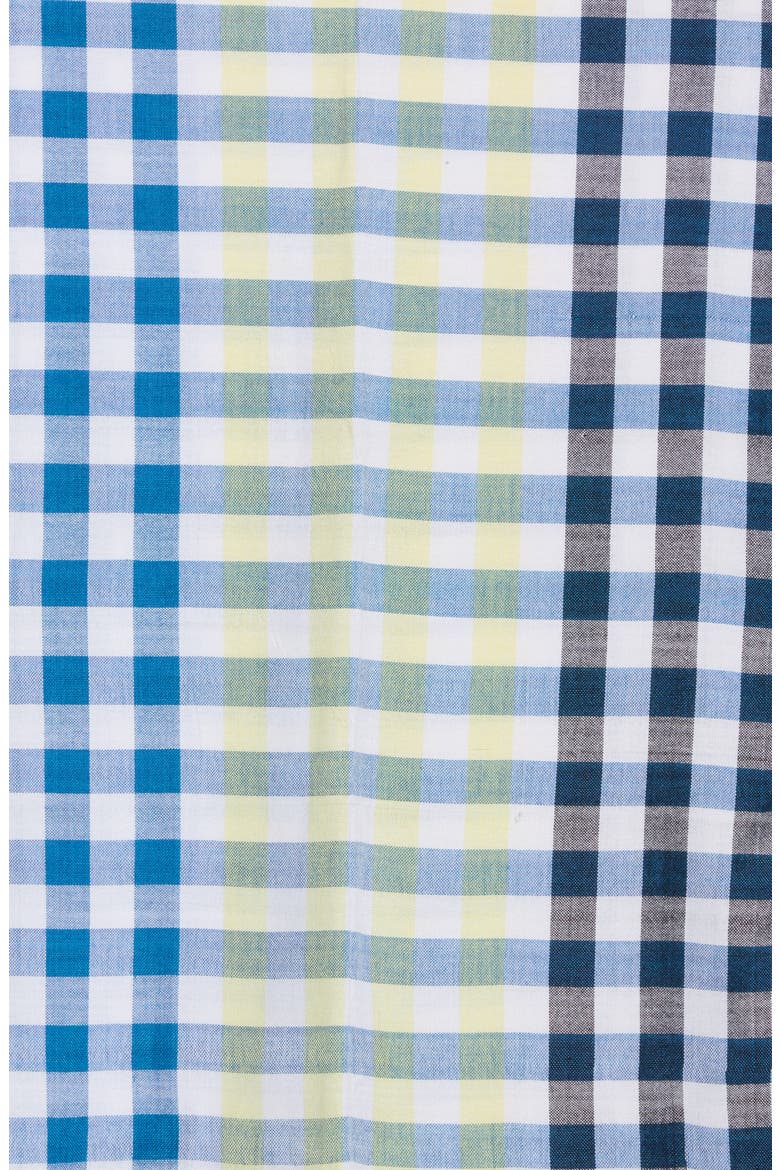 Checkered Scarf, Main, color, BLUE