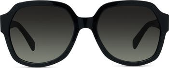 CELINE 56mm Round Sunglasses CELINE Triomphe 56MM Square Sunglasses | Saks Fifth Avenue main image 3