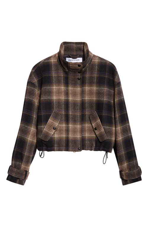 Veronica Beard Bateman Plaid Wool Blend Jacket In Multi
