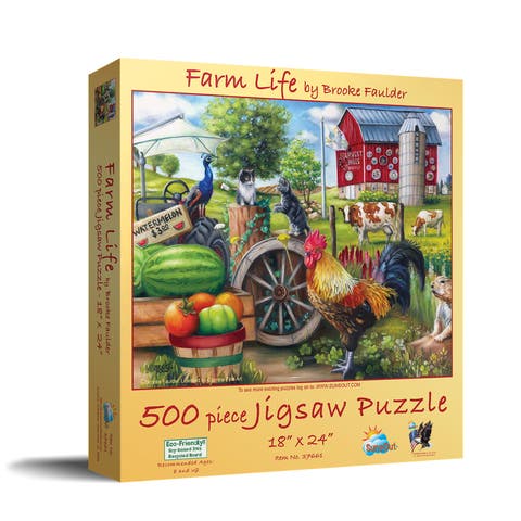 Farm Life 500 piece Jigsaw Puzzle for Adults