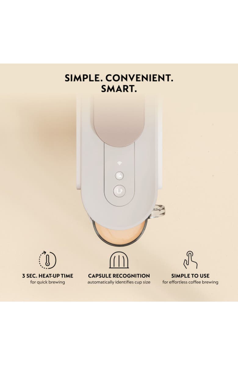 Nespresso Vertuo Up Coffee Machine & Aeroccino Frother Set, Alternate, color, White