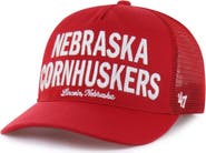 '47 Men's '47 Scarlet Nebraska Huskers Contemporary Hitch Trucker Adjustable Hat