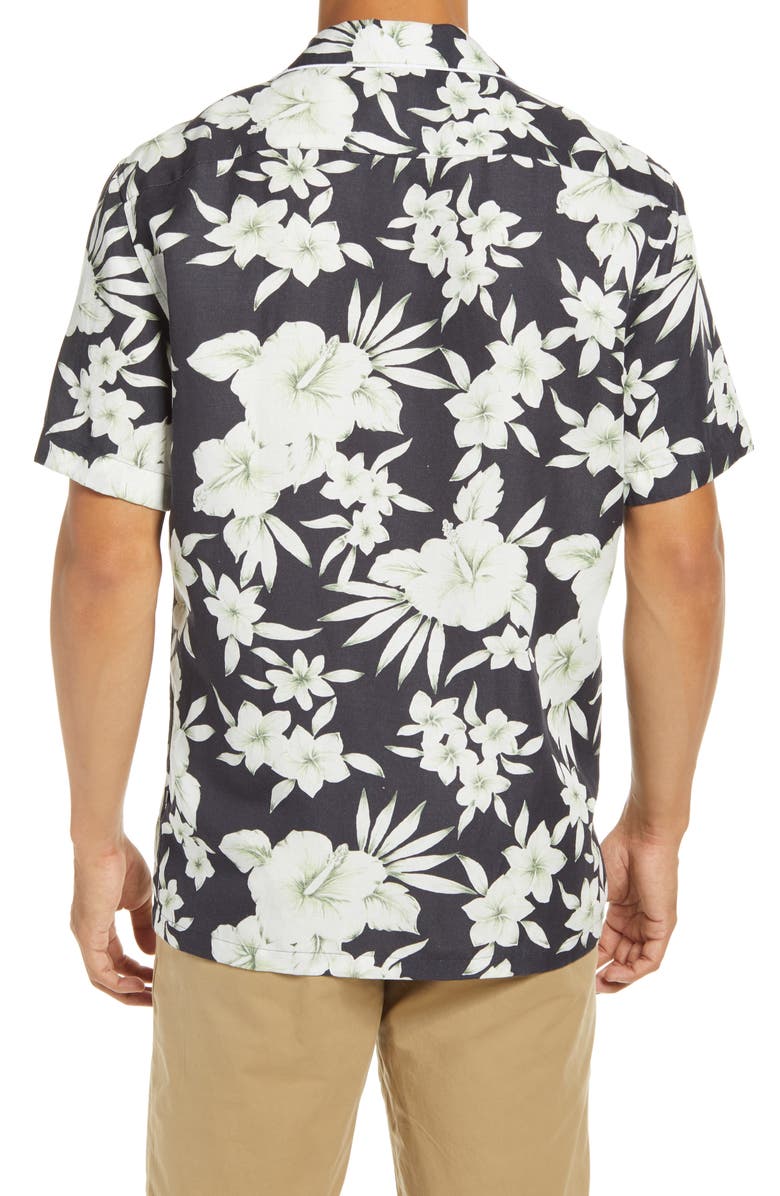 NN07 Paris Floral Men's Button-Up Camp Shirt, Alternate, color, 