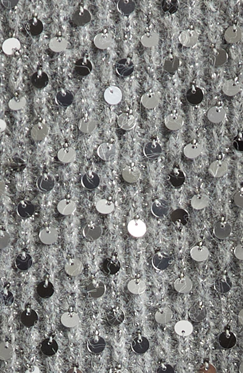 Cinq à Sept Benoit Sequin Jacket, Alternate, color, Silver