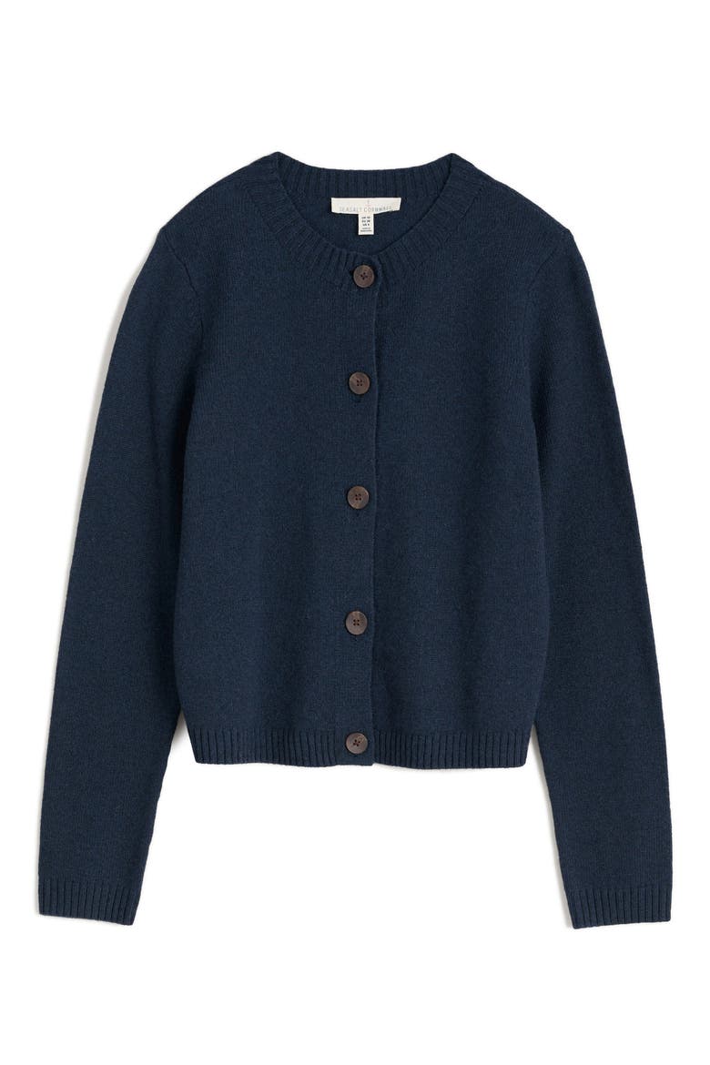 Tern Tide Merino Wool Blend Cardigan, Alternate, color, MARITIME