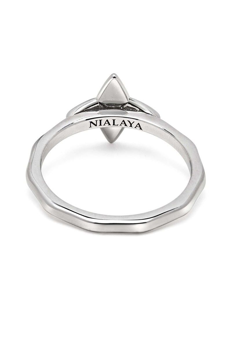 Nialaya Star Ring, Alternate, color, Silver