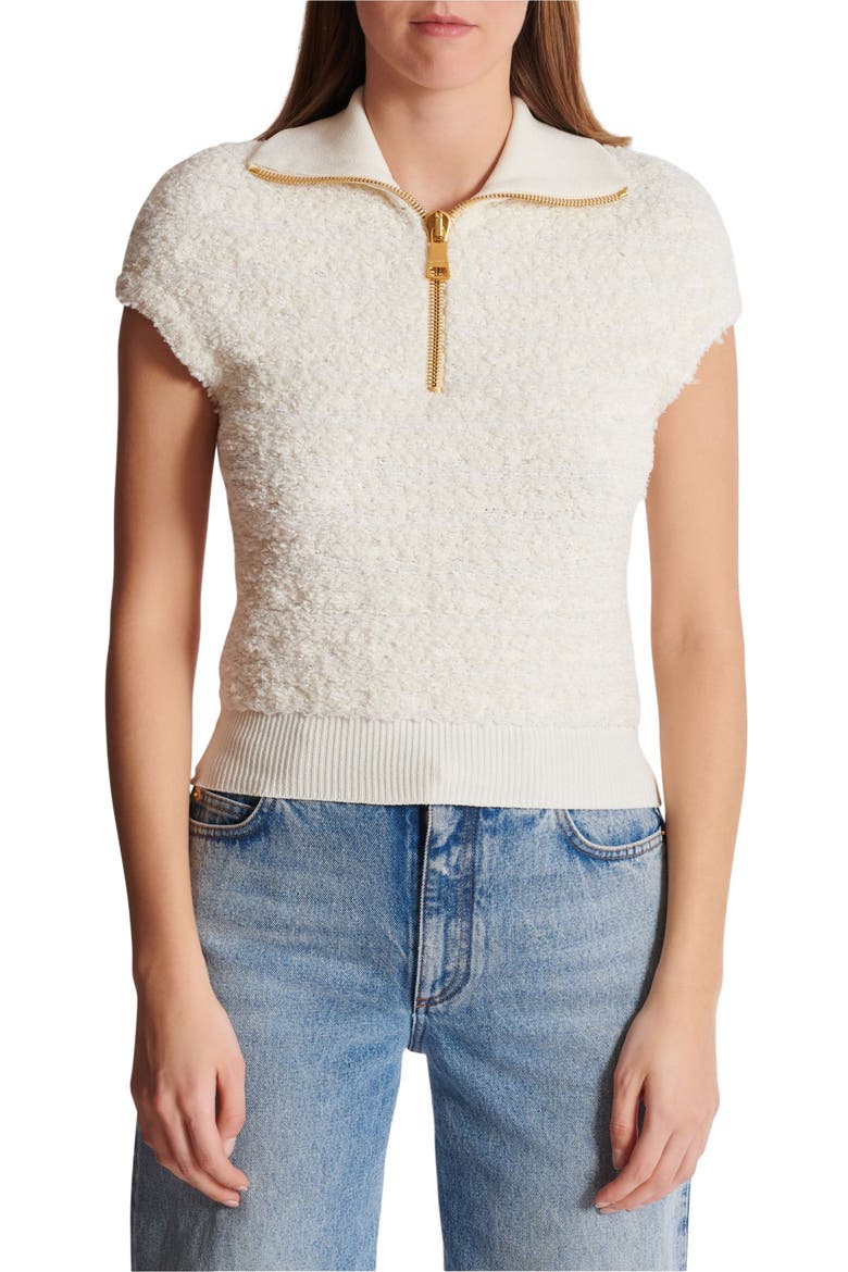 Tweed Top, Alternate, color, Beige