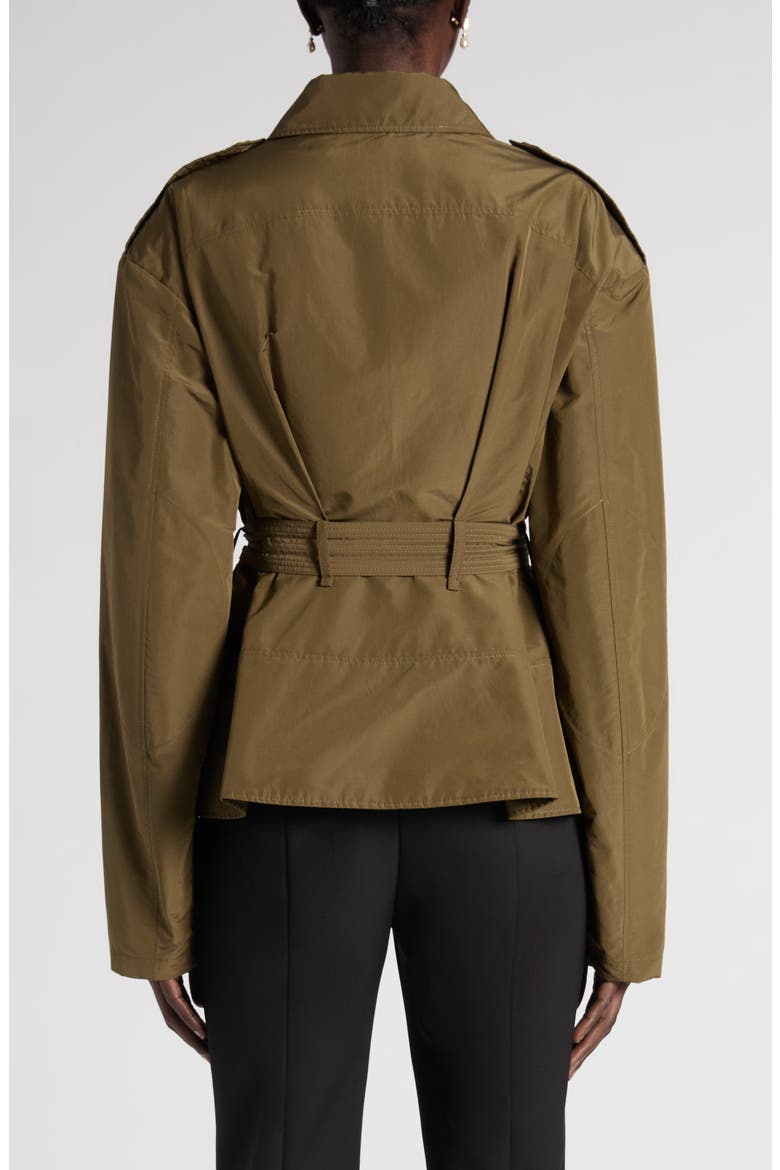 Belted Utility Jacket, Alternate, color, WOODLAND GREEN