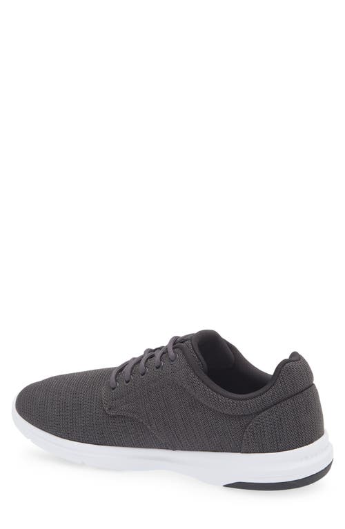 Travismathew The Daily Ii Knit Sneaker In Heather Grey Pinstripe
