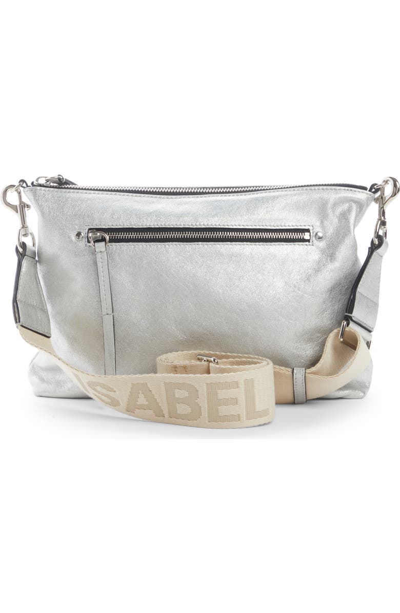 Isabel Marant New Nessah Leather Crossbody Bag, Alternate, color,