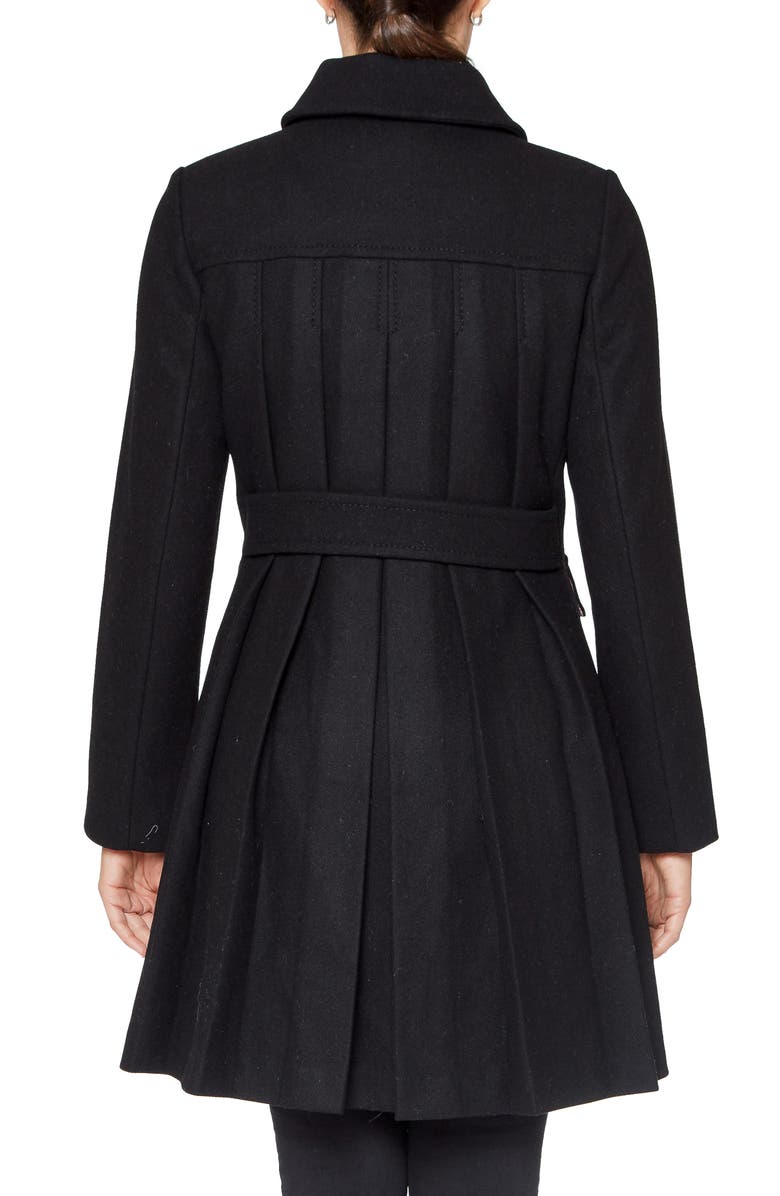 Kate Spade New York pearl button reefer jacket, Alternate, color, 