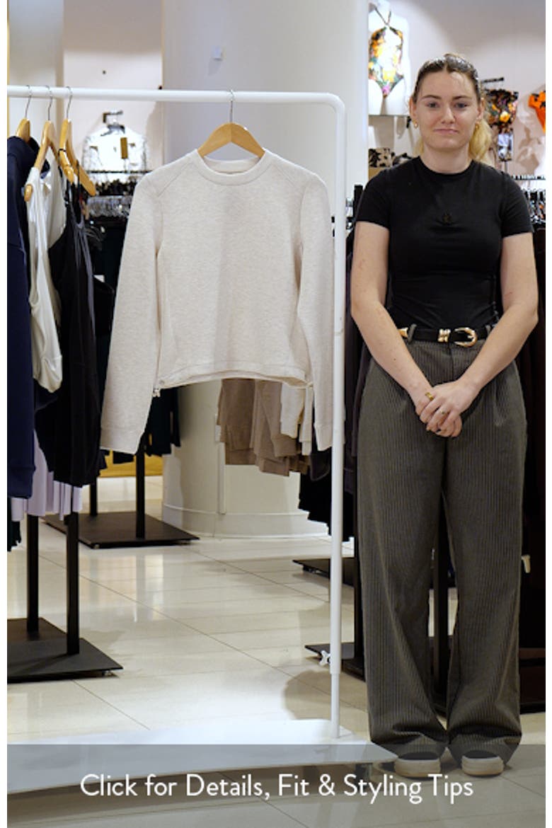 Dreamweave Recycled Polyester Blend Crop Sweatshirt video