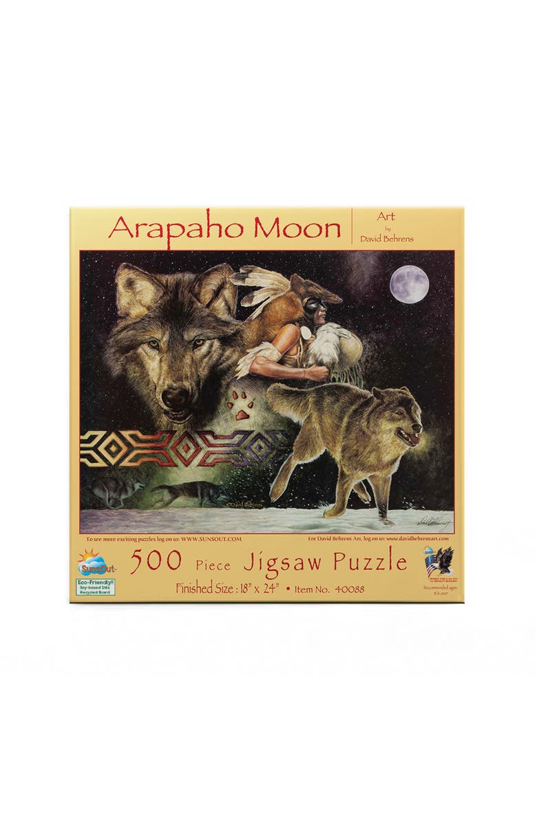 Sunsout Arapaho Moon 500 piece Jigsaw Puzzle for Adults, Alternate, color, Multicolor