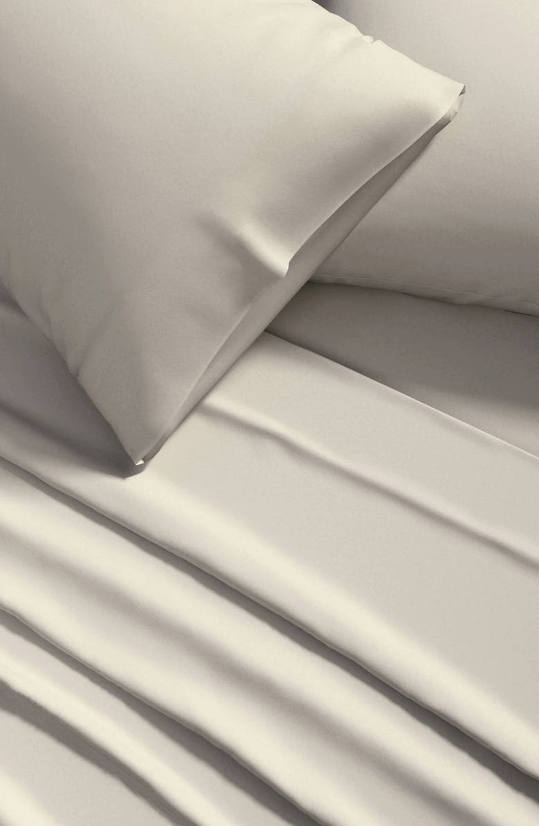 Woven & Weft Prewashed Microfiber Sheet Set, Alternate, color, Grey Dawn