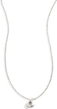 Mint & Lily Tiny Script Initial Necklace
