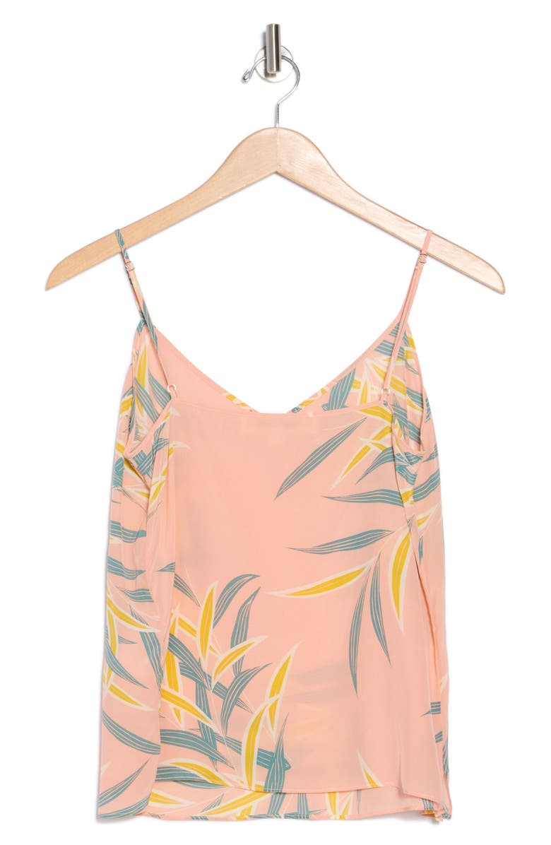 DVF Edith Print Silk Cami, Alternate, color, Quincy Medium Pink