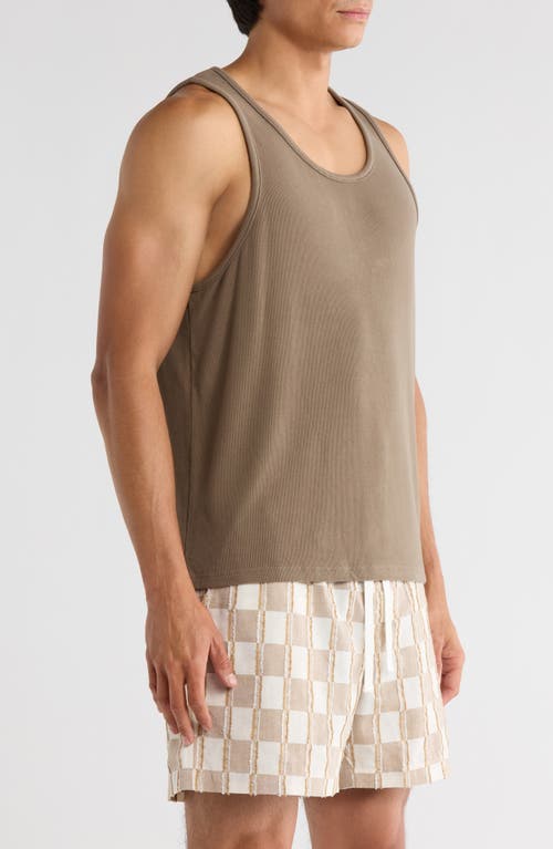 Rizort Austin Kore Tank In Brown