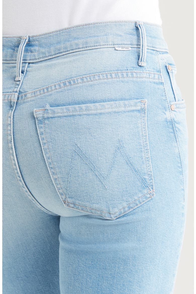 The Insider High Waist Fray Hem Crop Bootcut Jeans, Alternate, color, FRIENDLY REMINDER