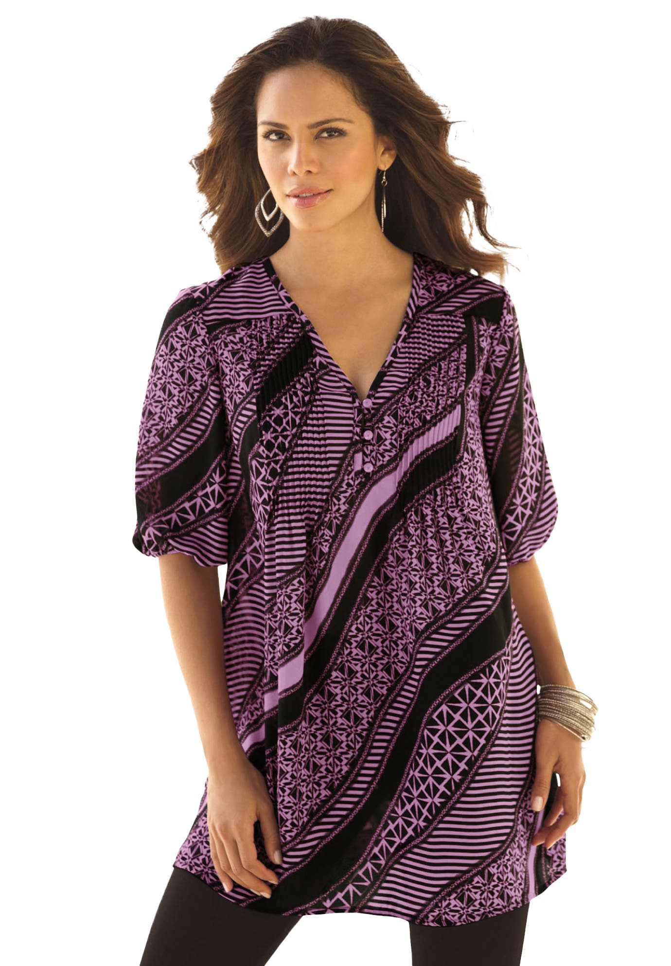 MAUVE ORCHID MIXED GEO