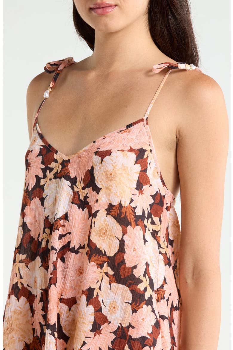 Short Boxy Beach Cover-Up Dress, Alternate, color, BLACK