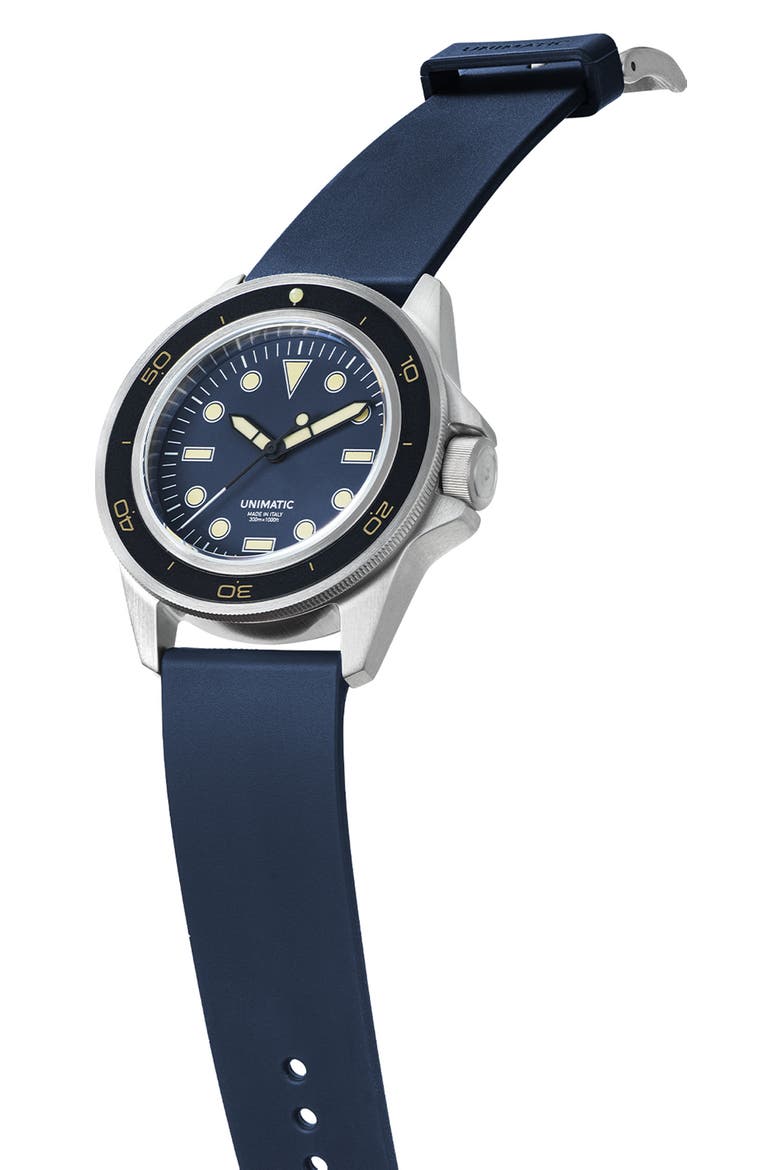 Diving Heritage Diving Watch, 41.5mm, Alternate, color, BLUE
