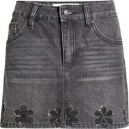 Fade Out Loud Charli Denim Miniskirt
