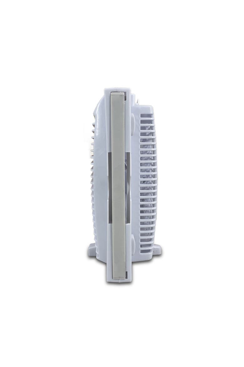 8 in. Electric Reversible Twin Window Fan with Thermostat & LED, Alternate, color, White