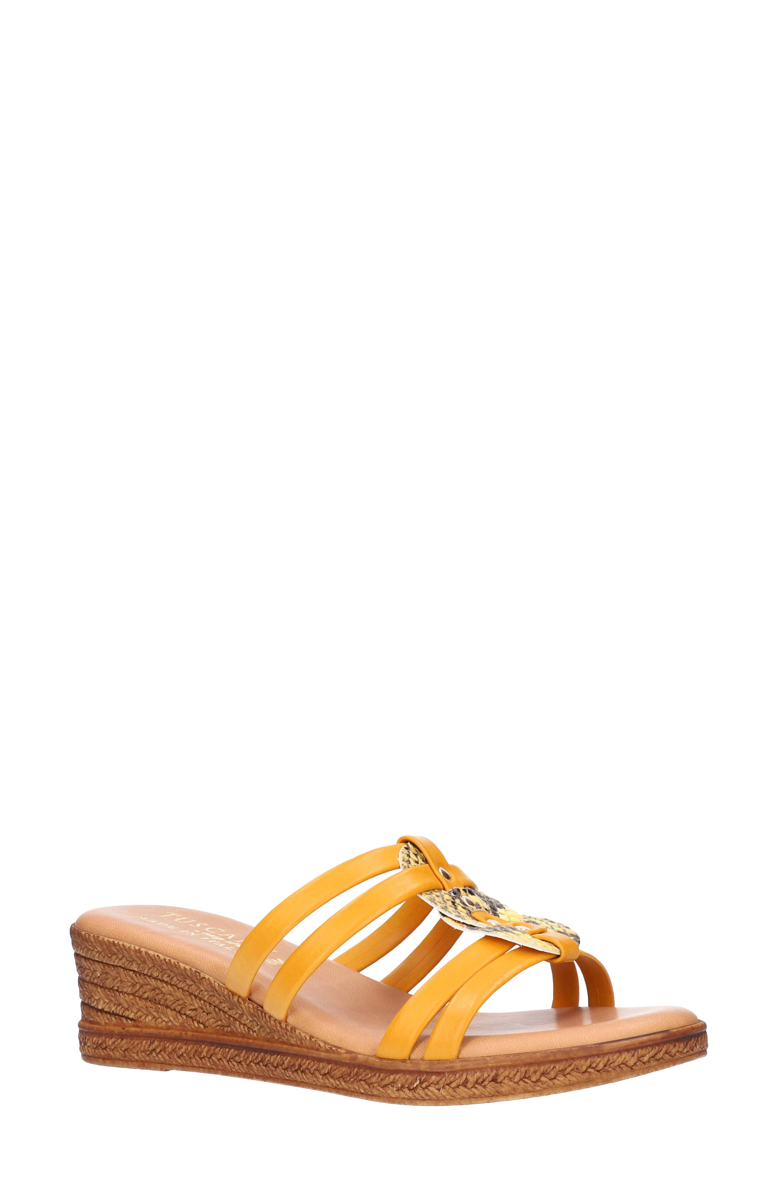 TUSCANY by Easy Street<sup>®</sup> Micola Wedge Slide Sandal, Main, color, 