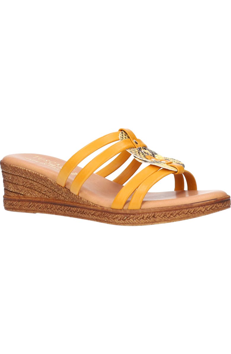TUSCANY by Easy Street<sup>®</sup> Micola Wedge Slide Sandal, Main, color,