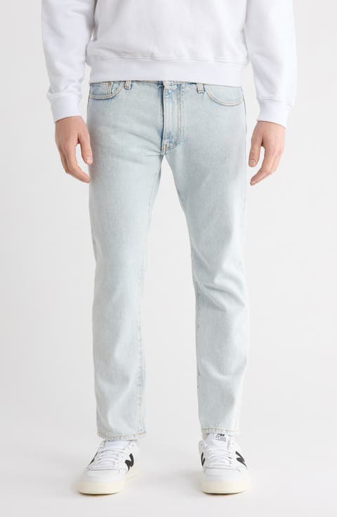 Diagonal Tab Arrow Slim Fit Jeans