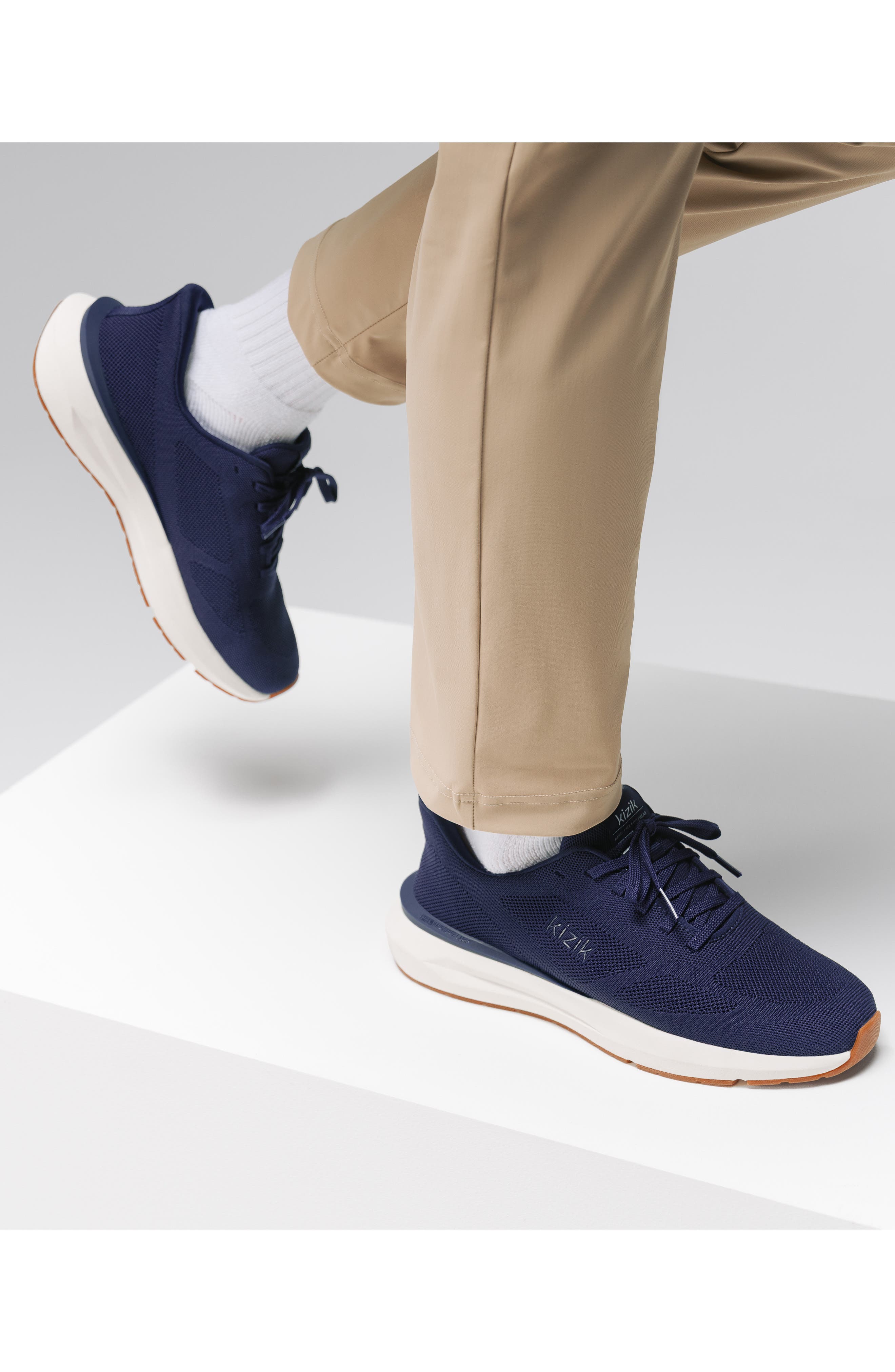 Athens 2 Knit Sneaker, Alternate, color, NAVAL ACADEMY