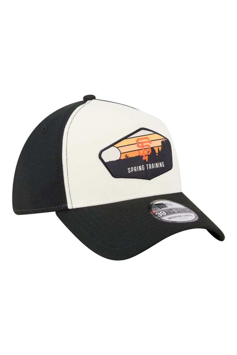Men's New Era  Stone San Francisco Giants 2026 Spring Training Fan Pack Gradient 39THIRTY Flex Hat, Alternate, color, Stone