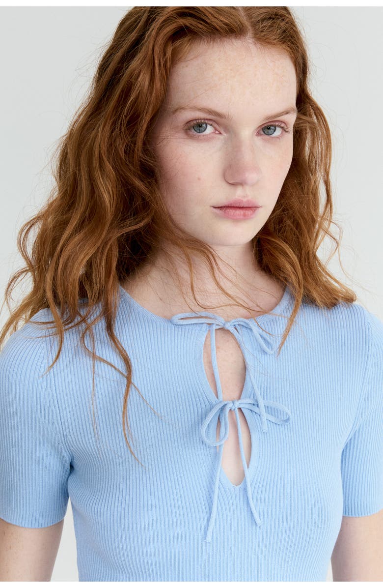 H&M Rib-knit Mini Dress, Alternate, color, 