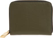 AllSaints Lena Hex Leather Zip Wallet