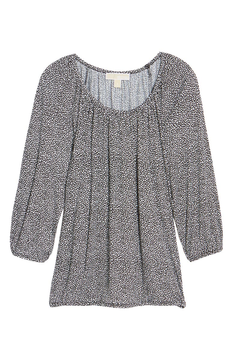 MICHAEL Michael Kors Giraffe Peasant Blouse, Alternate, color,