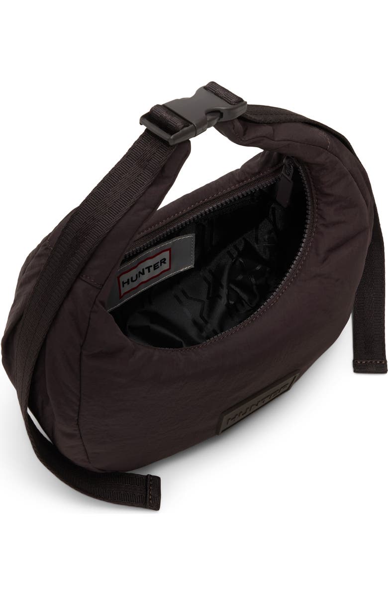 Hunter Mini Crescent Crossbody Bag, Alternate, color, Dark Brown