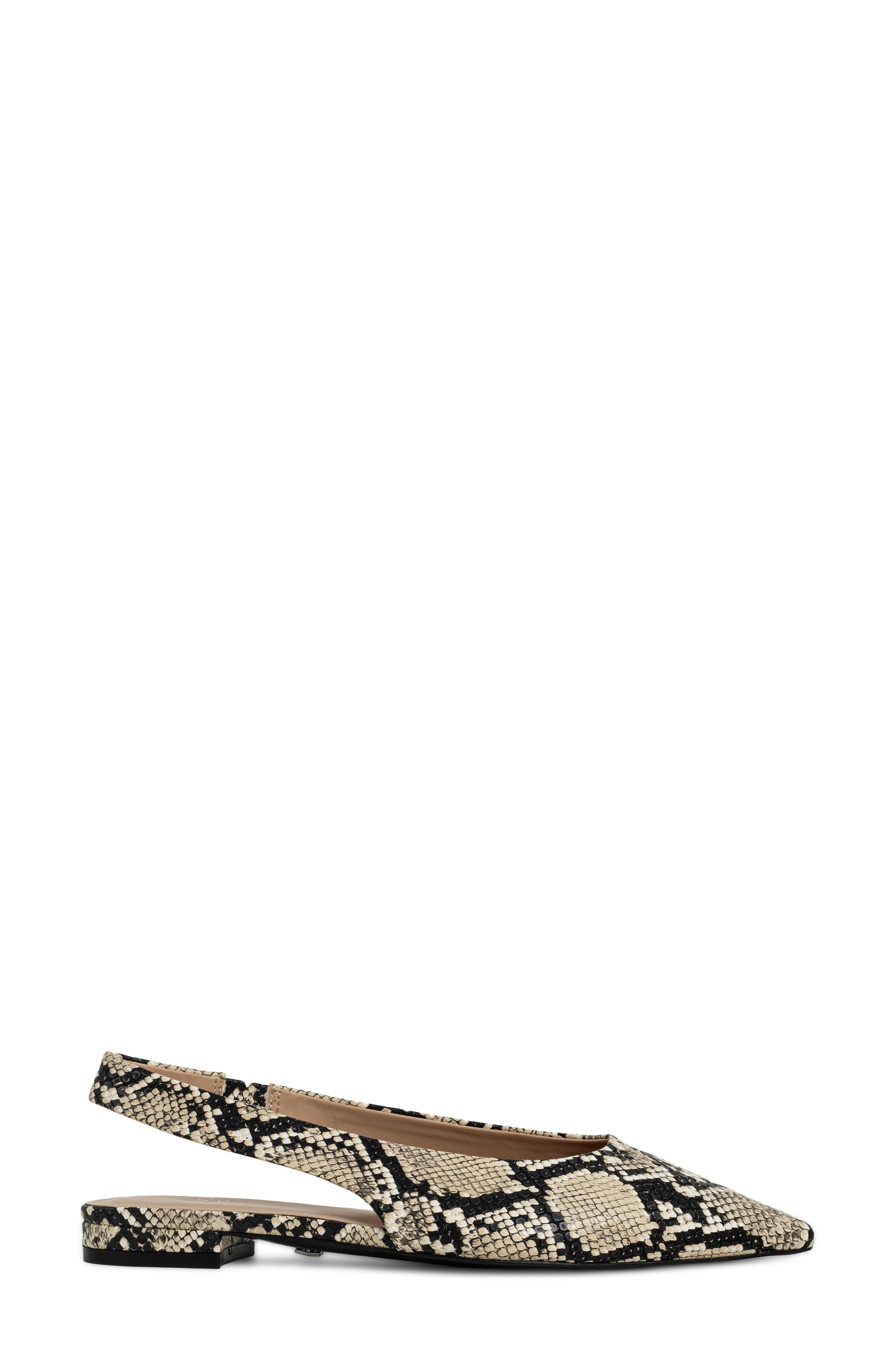 Amelia Slingback Flat, Alternate, color, SNAKE
