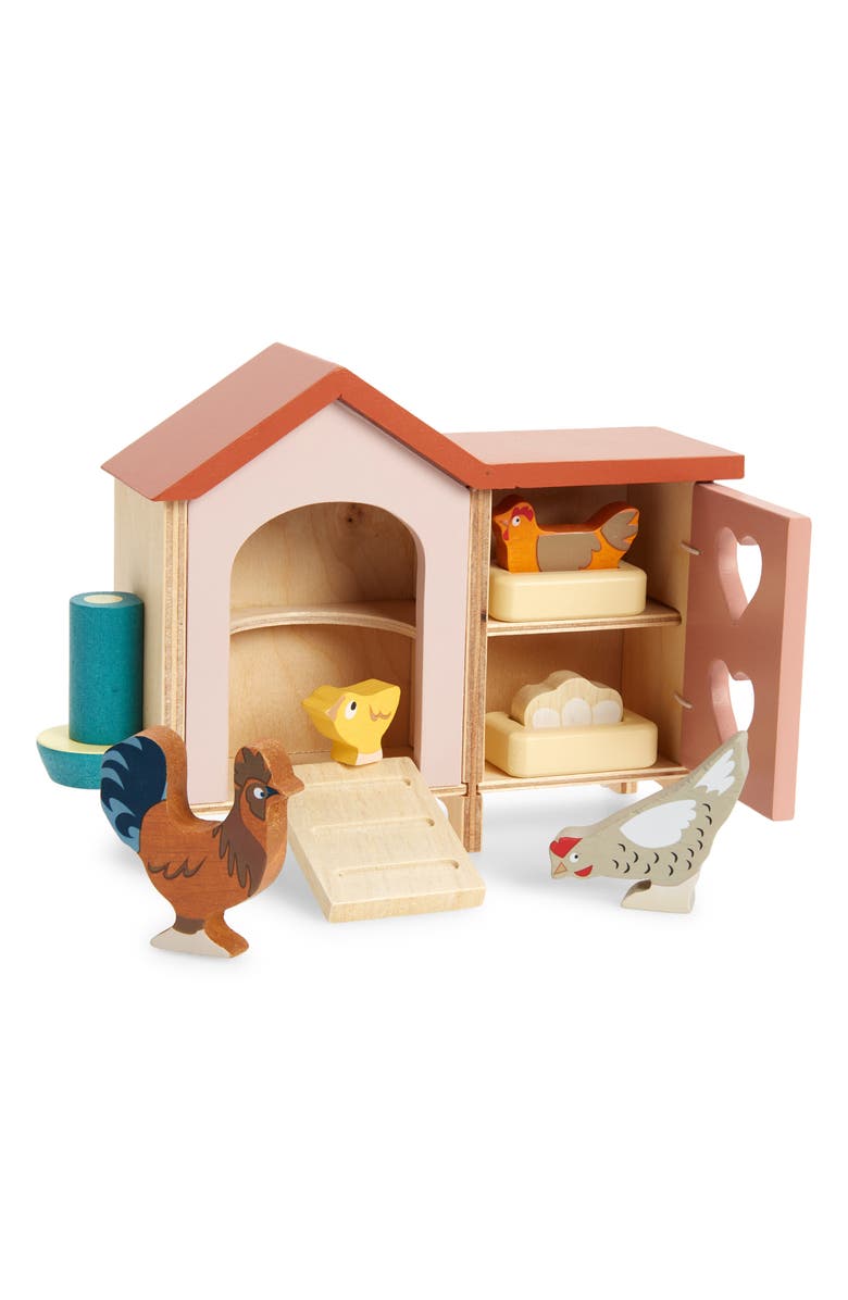 Tender Leaf Toys Chicken Coop Playset, Main, color, 
