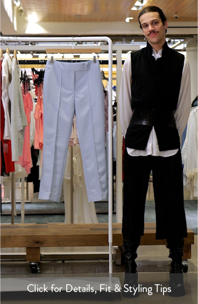 Dell Pintuck Textured Crop Pants, sales video thumbnail