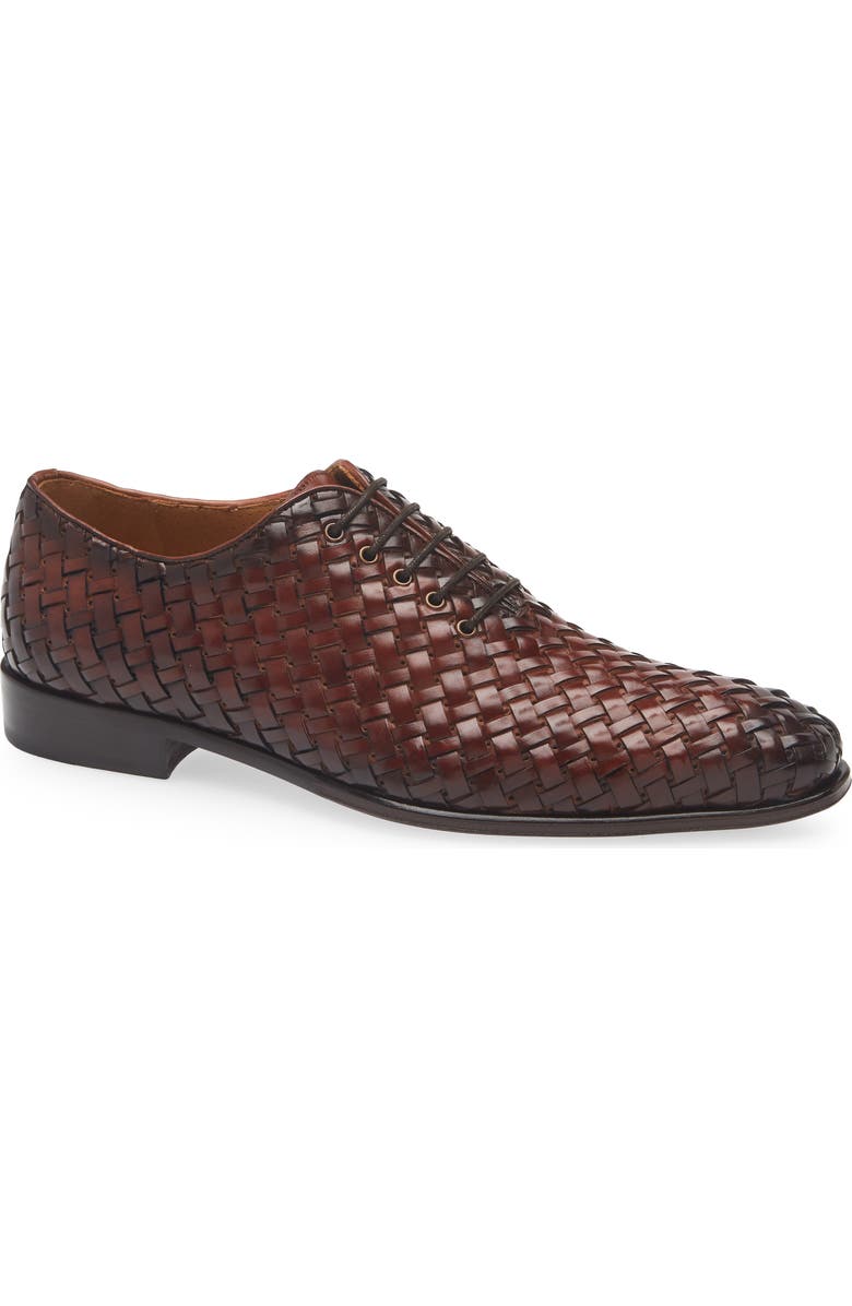 Mezlan Woven Perforated Wholecut Shoe, Main, color,