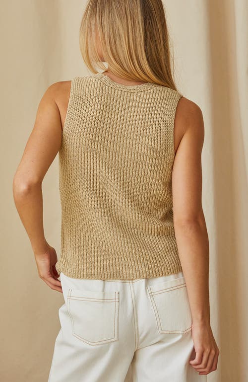 CRESCENT CRESCENT BEACHY SWEATER VEST