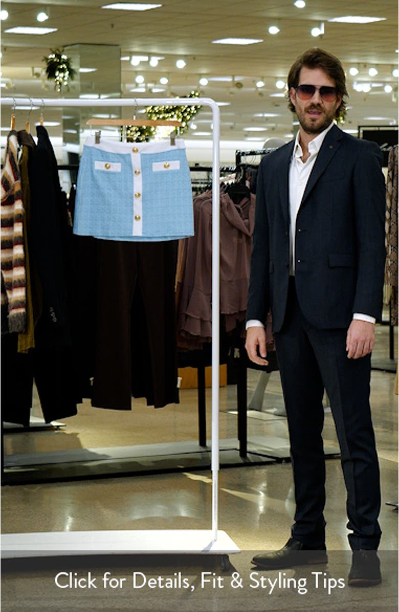 Coco Colorblock High Waist Cover-Up Skirt, sales video thumbnail