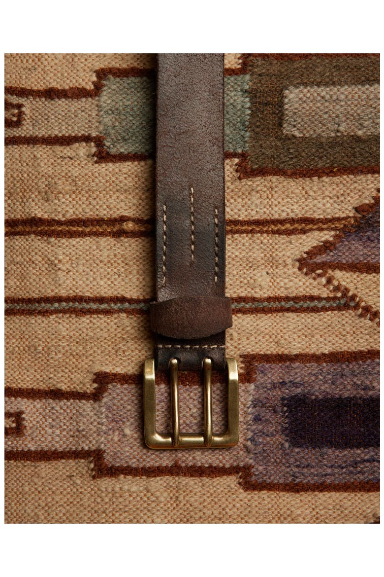 Tasha Leather Belt, Alternate, color, BROWN