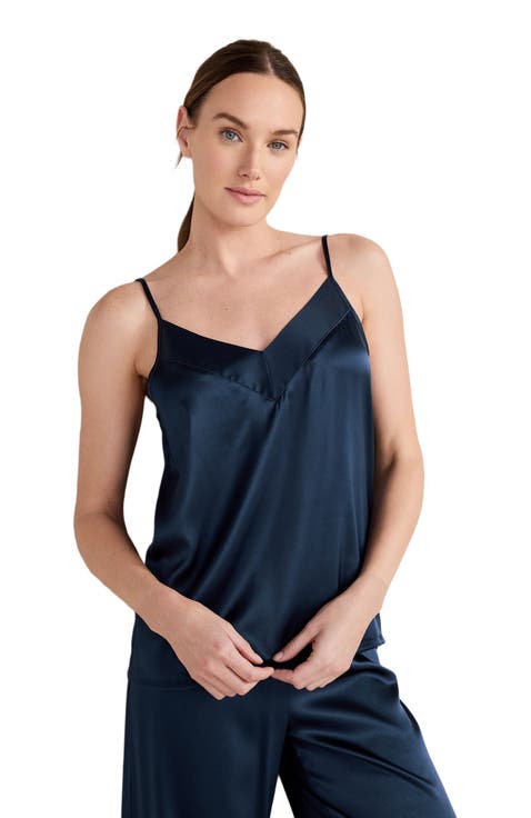 Washable Silk Double V Sleep Cami