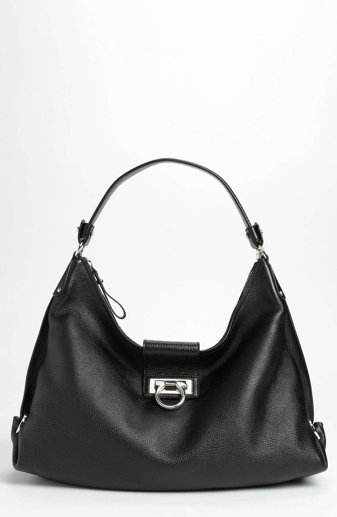 FERRAGAMO Salvatore Ferragamo 'New Fanisa' Leather Hobo, Main, color, 